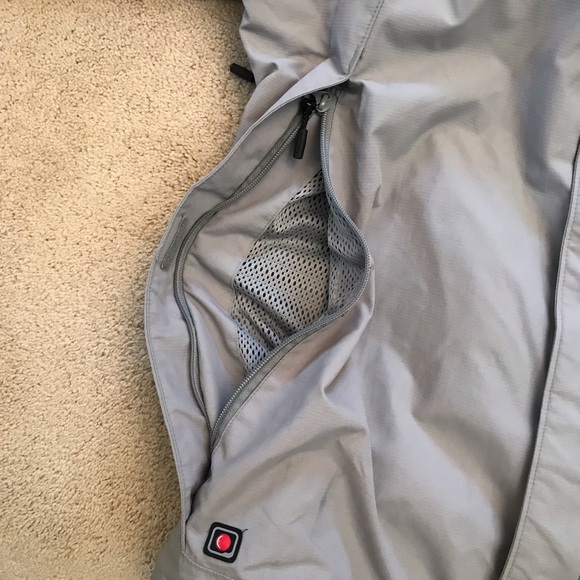 Columbia Mens Snow Ski Jacket Size Large Grey Hood Pockets Vented Outerwear - Picture 12 of 13